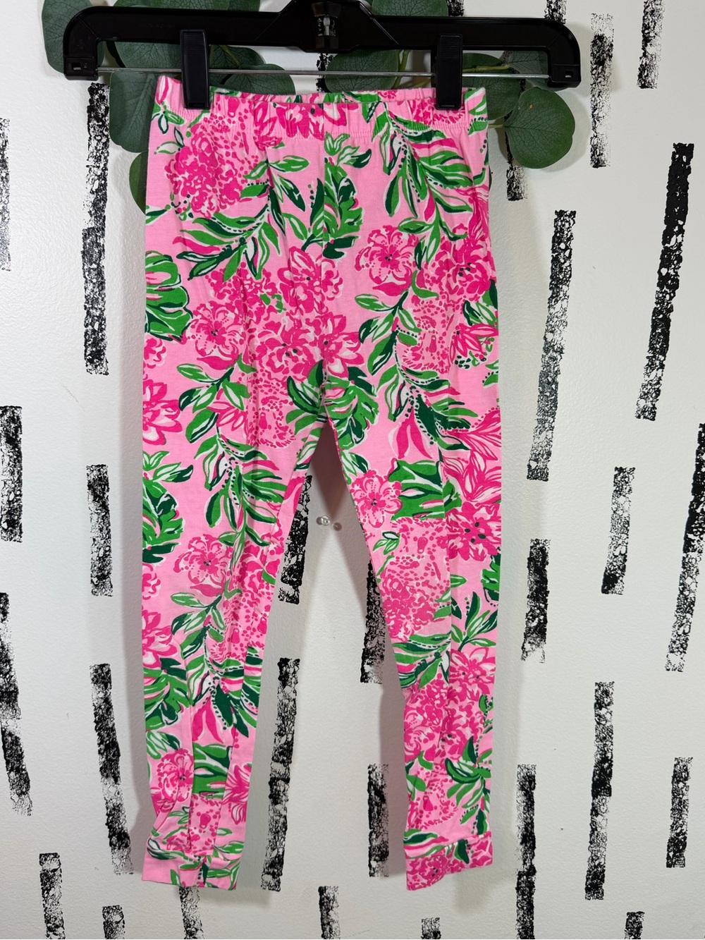 Lilly Pulitzer Pink Green Girls Pants Size 6